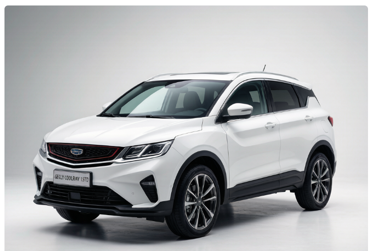 2026 Geely Coolray 1.5TD subcompact budget SUV - real photo, 126 hp turbo, BMA platform, FOB Nansha $8,200