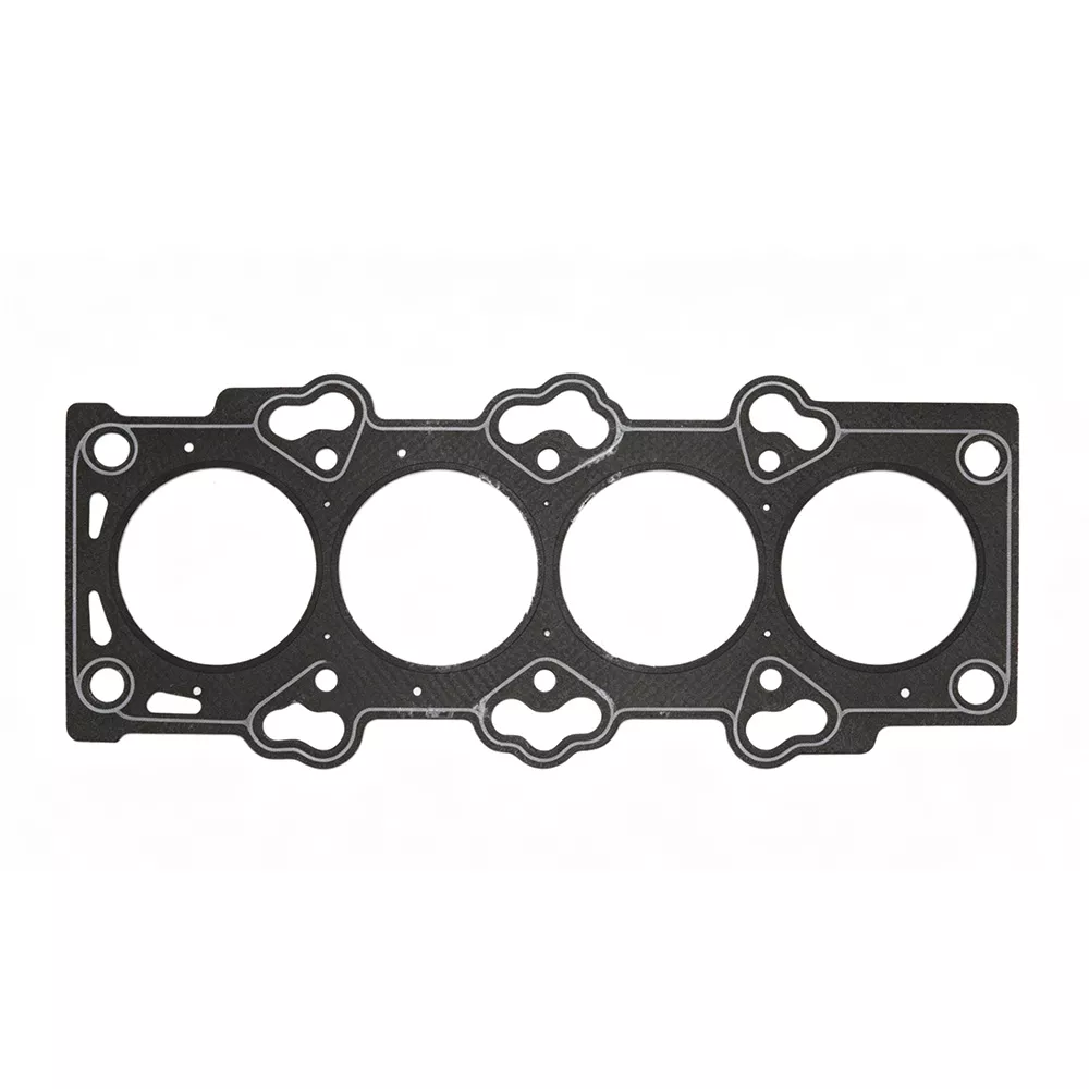 Hyundai Kia multi-layer steel MLS cylinder head gasket — 4-cylinder composite design with reinforced combustion chamber rings and coolant passages for G4NA engine