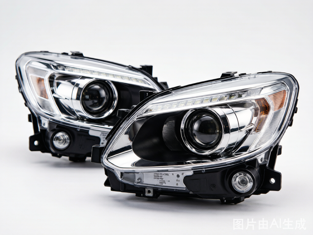 Hyundai Kia headlight assembly set with LED DRL projector lamps — OEM-grade lighting parts wholesale from Kingmay Auto Parts China for Elantra Tucson Sonata Sportage Santa Fe collision repair