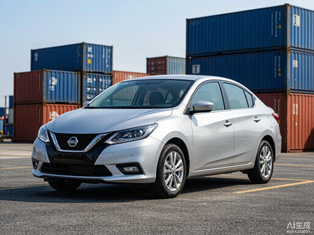 Nissan Sylphy 1.6L CVT sedan export from China Nansha Port