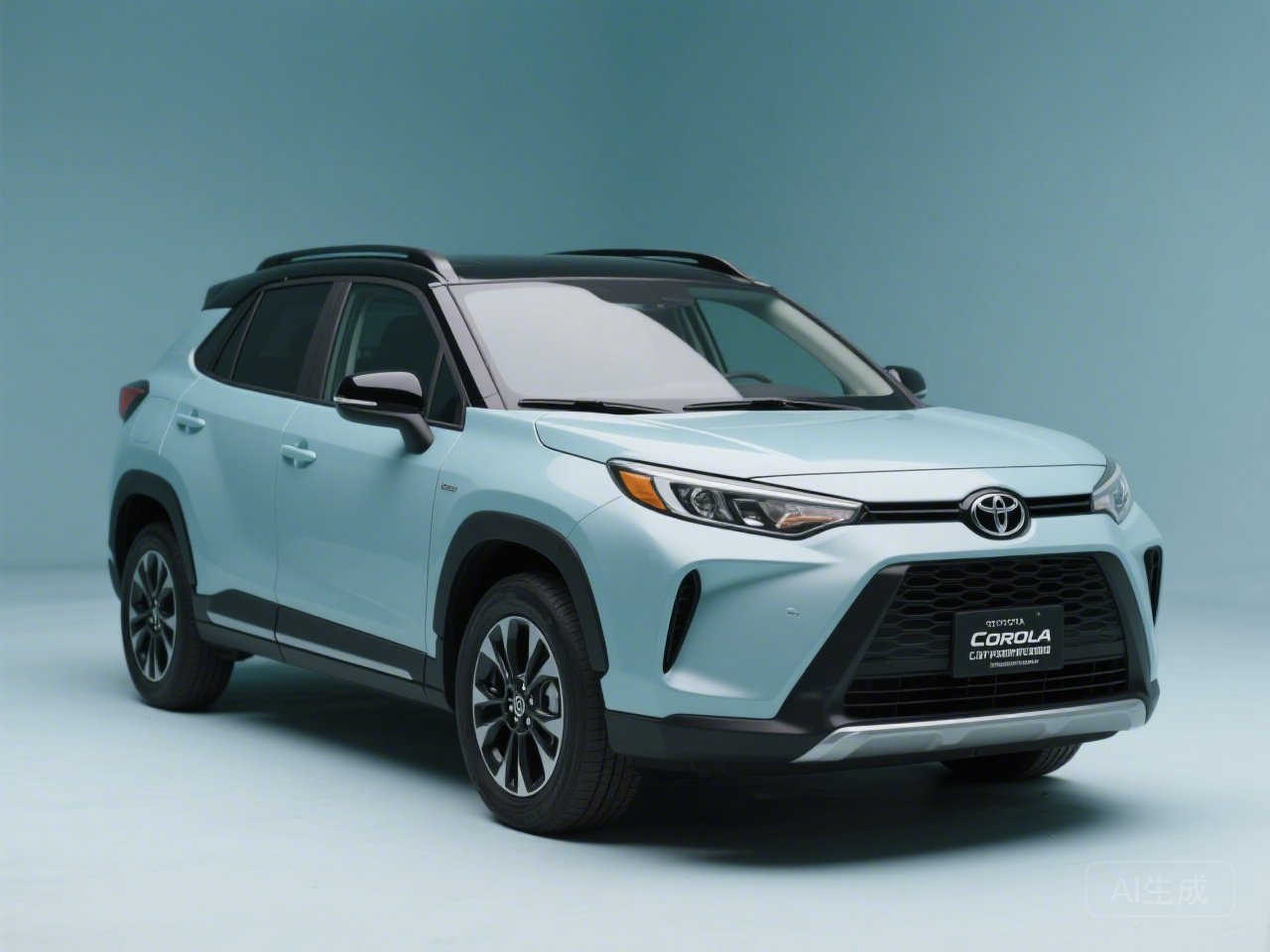 Toyota Corolla Cross Hybrid interior dashboard and cabin view for Central Asia export buyers evaluating specs