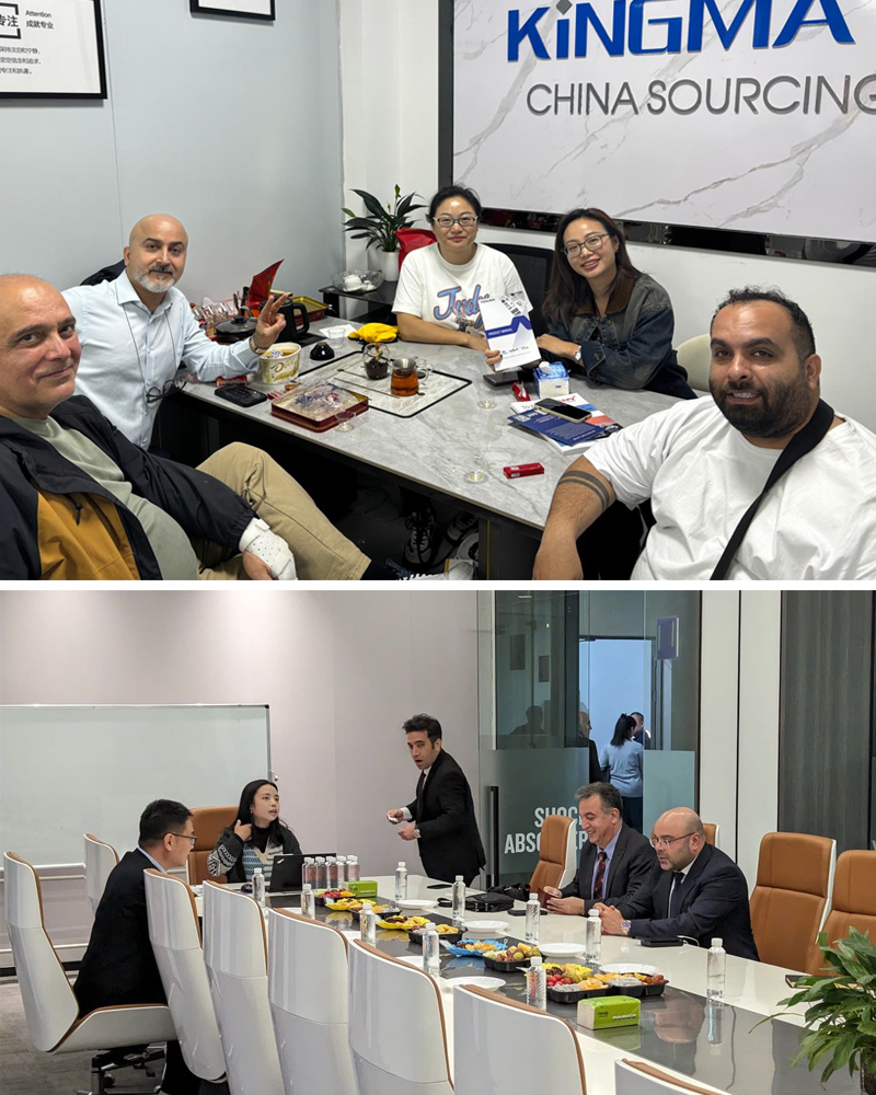 Globalucar team photo with visiting clients