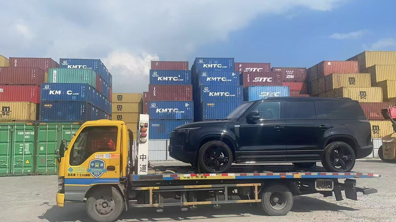 Factory cage transport moving vehicles for export China car shipping