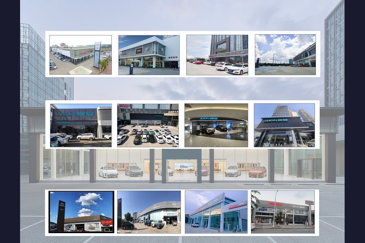 Globalucar vehicle showroom Guangzhou new car display